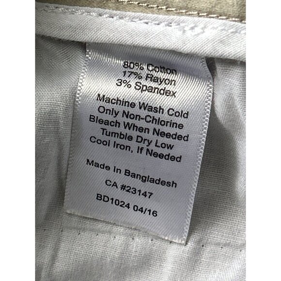 Talbots Womens Beige Straight Leg Pants/Trousers Size 12 Office Professional - Picture 4 of 7